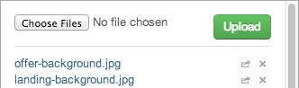 File Uploader: files uploaded